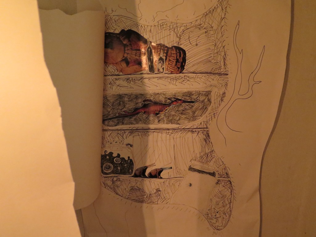 papaer heart cabinet