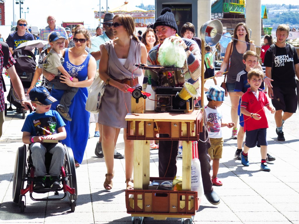 Peter Potts and his machine